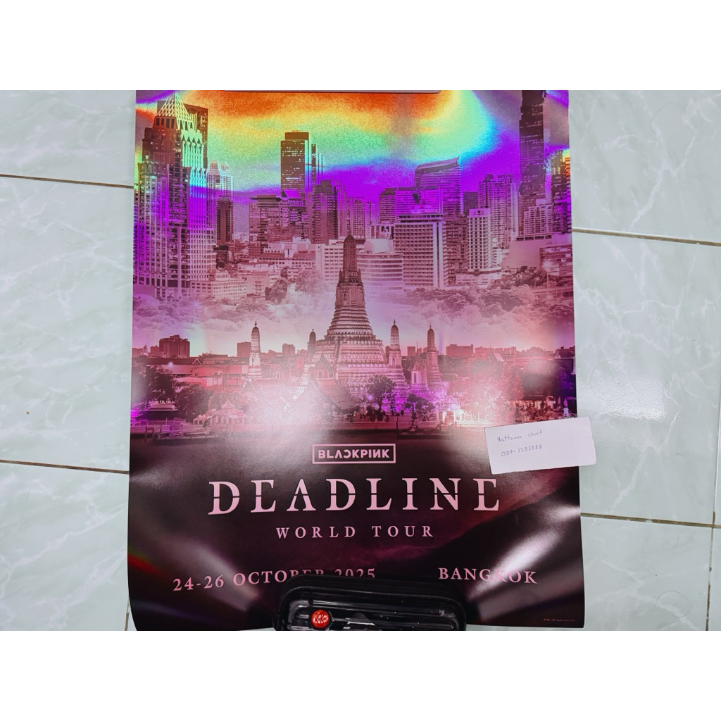 poster blackpink deadline Bangkok