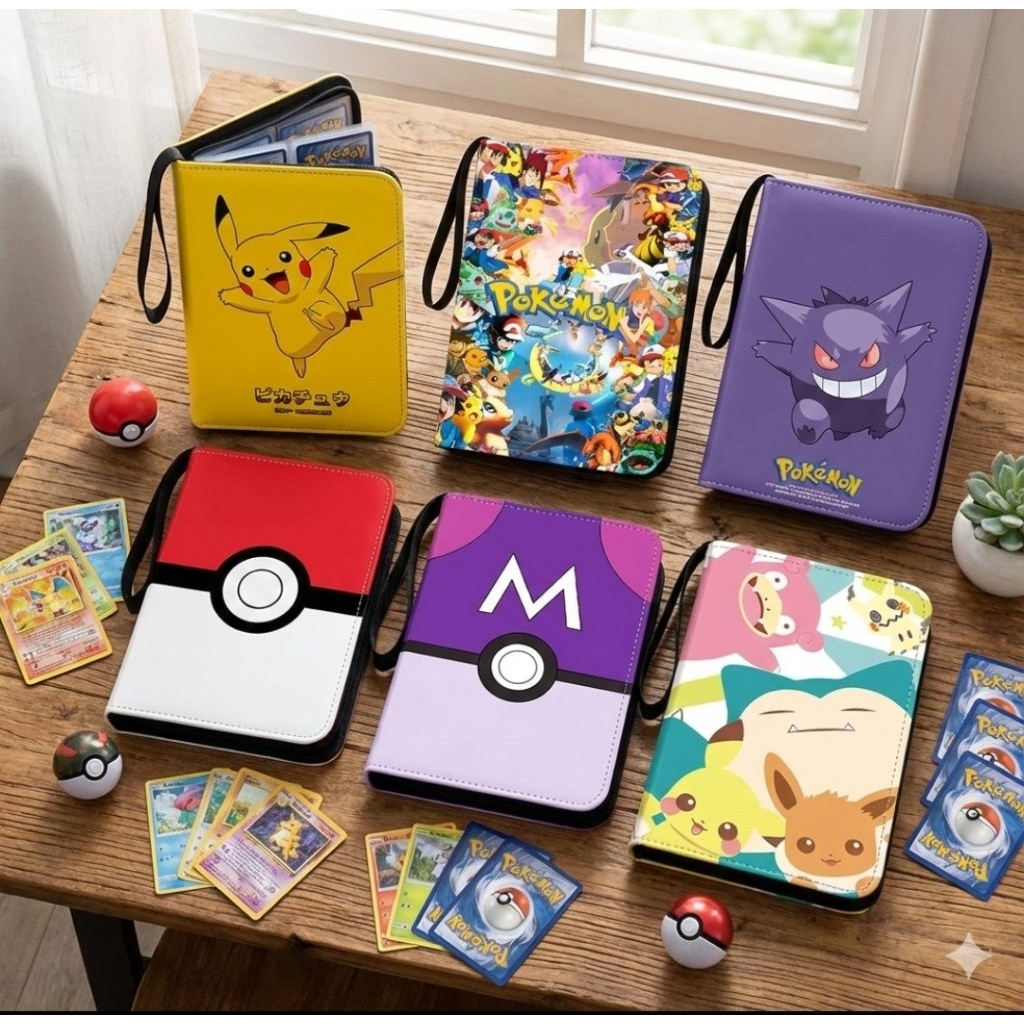 แฟ้มเก็บการ์ด โปเกม่อน  สมุดสะสมการ์ดลาย Pokemon สินค้าพรีออเดอร์รอของประมาน20-30วัน