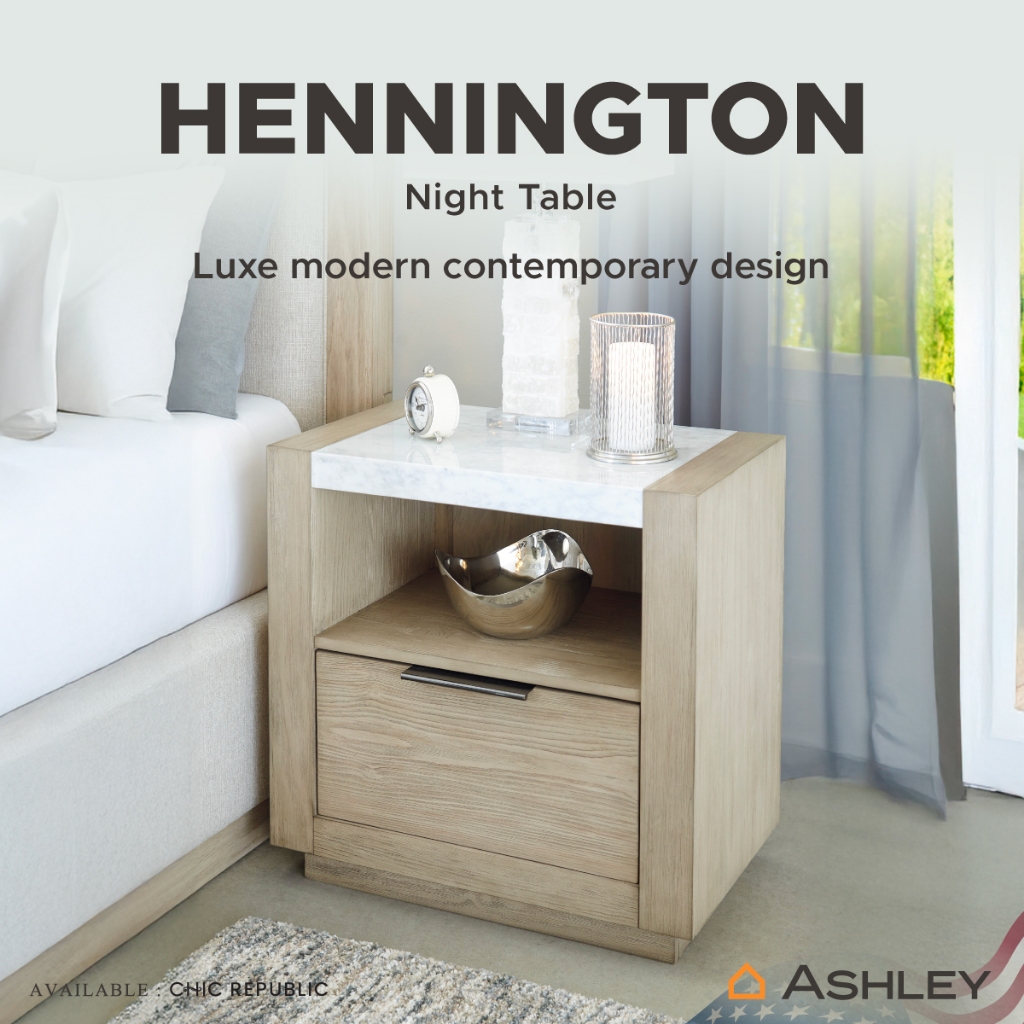 Ashley  ตู้ข้างเตียง  รุ่น HENNINGTON,Night Table