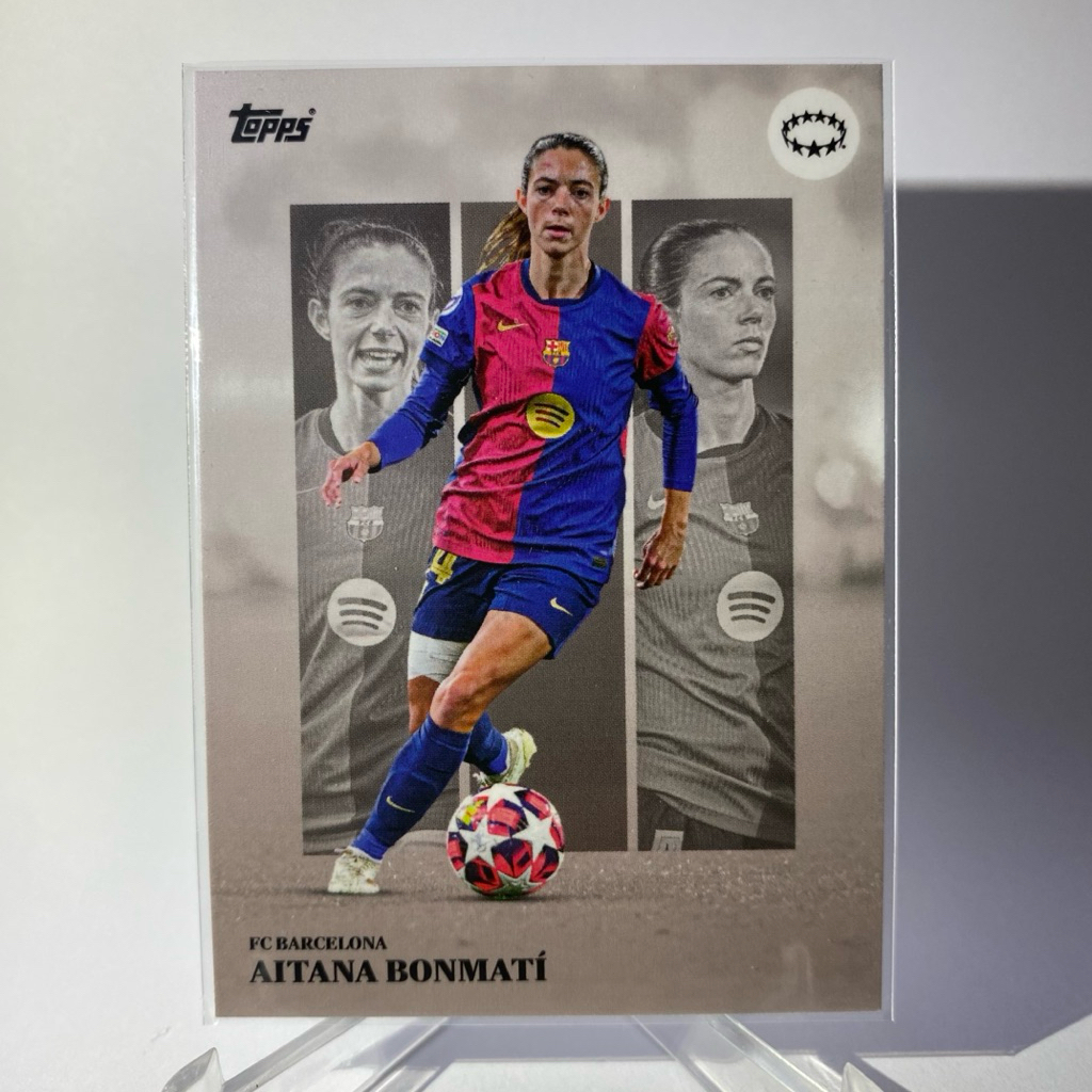 การ์ดนักฟุตบอล AITANA BONMATI, BARCELONA, SIMPLICIDAD, TOPPS 2025