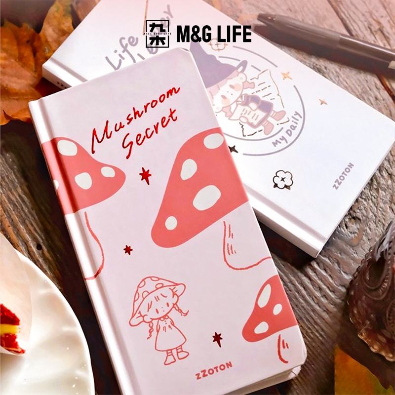 M&G LIFE x zZoton Notebook สมุดบันทึกปกแข็ง ดีไซน์สร้างสรรค์ สำหรับนักเรียน ใช้เป็นสมุดวางแผนงานได้