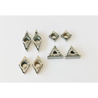 เม็ดมีดกลึงอลูมิเนียม INSERTS เม็ด V16, T16, D11, C09 เม็ดหน้าเดียว กลึงงานอลูมิเนียม ของใหม่