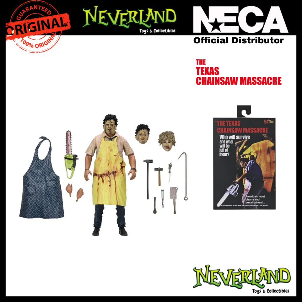 (NECA) Texas Chainsaw Massacre - 7" Scale Action Figure - 50th Anniversary Ultimate Leatherface