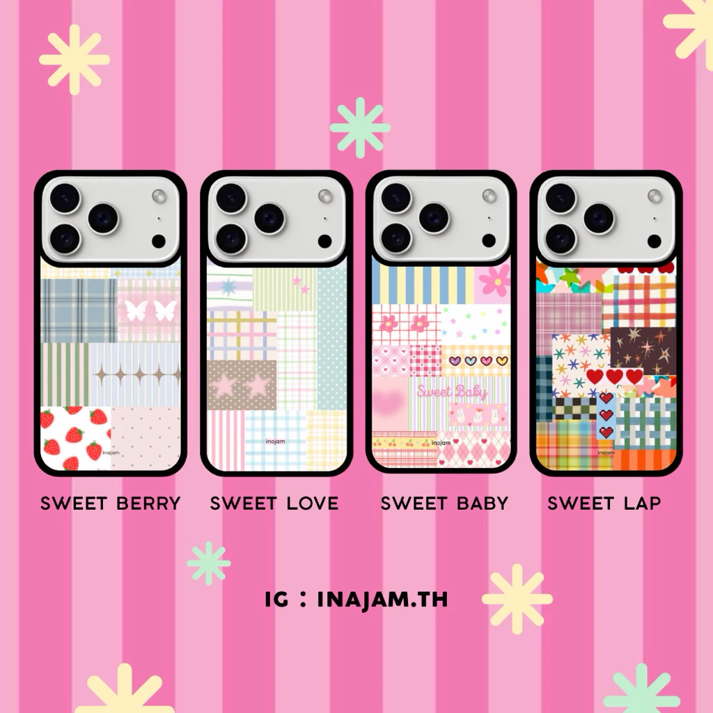 เคสไอโฟนแบรนด์ Inajam Collection Sweet