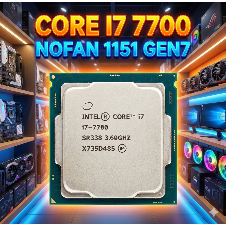 ⚡️[แรงสุดคุ้ม] CPU Intel Core i7-7700 (Gen 7) 3.6GHz Socket 1151 | 4 Core 8 Thread