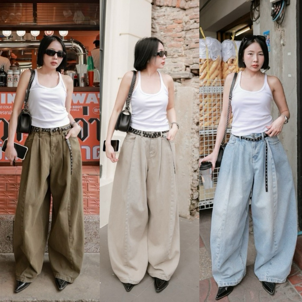 Balloon Jeans กางเกงยีนส์บอลลูน TAG DARIM 🇰🇷