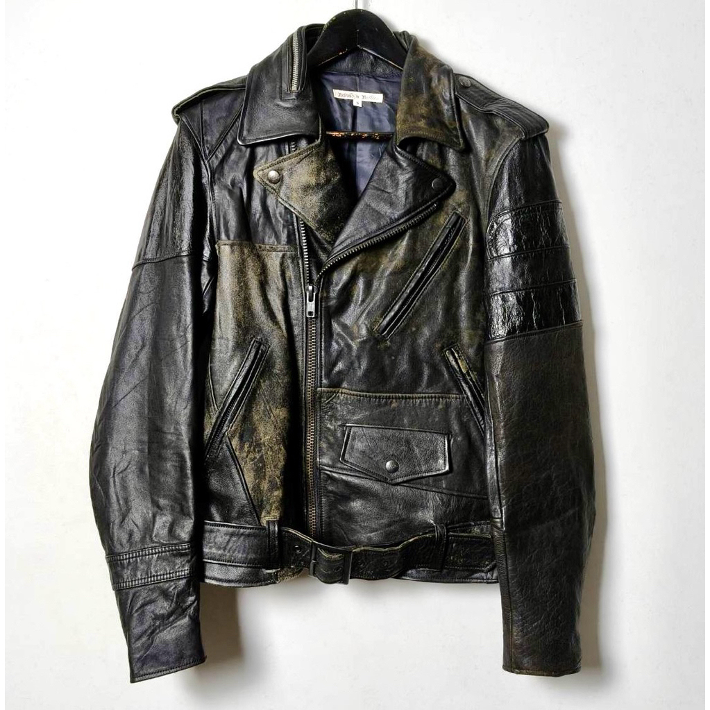 nee.. genuine leather biker jacket