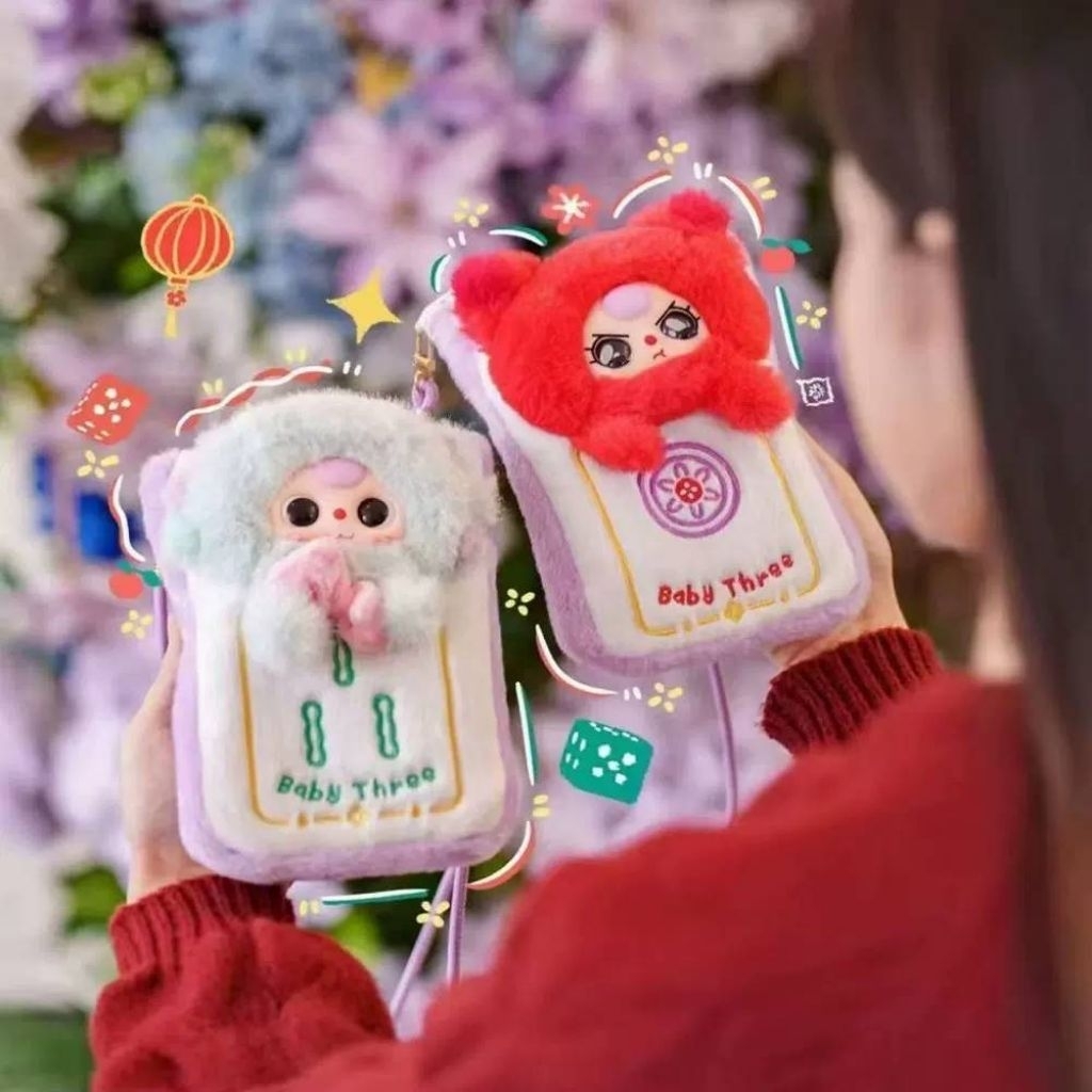 ✨แบบเลือกตัว✨🎲🀄🎴👜[พร้อมส่งจากไทย🇹🇭 สินค้าแท้ 100%] กระเป๋าเบบี้ทรี Baby Three Mahiong Mobile Phone Pouch Bag🎲🀄🎴👜 - รูปที่ 6