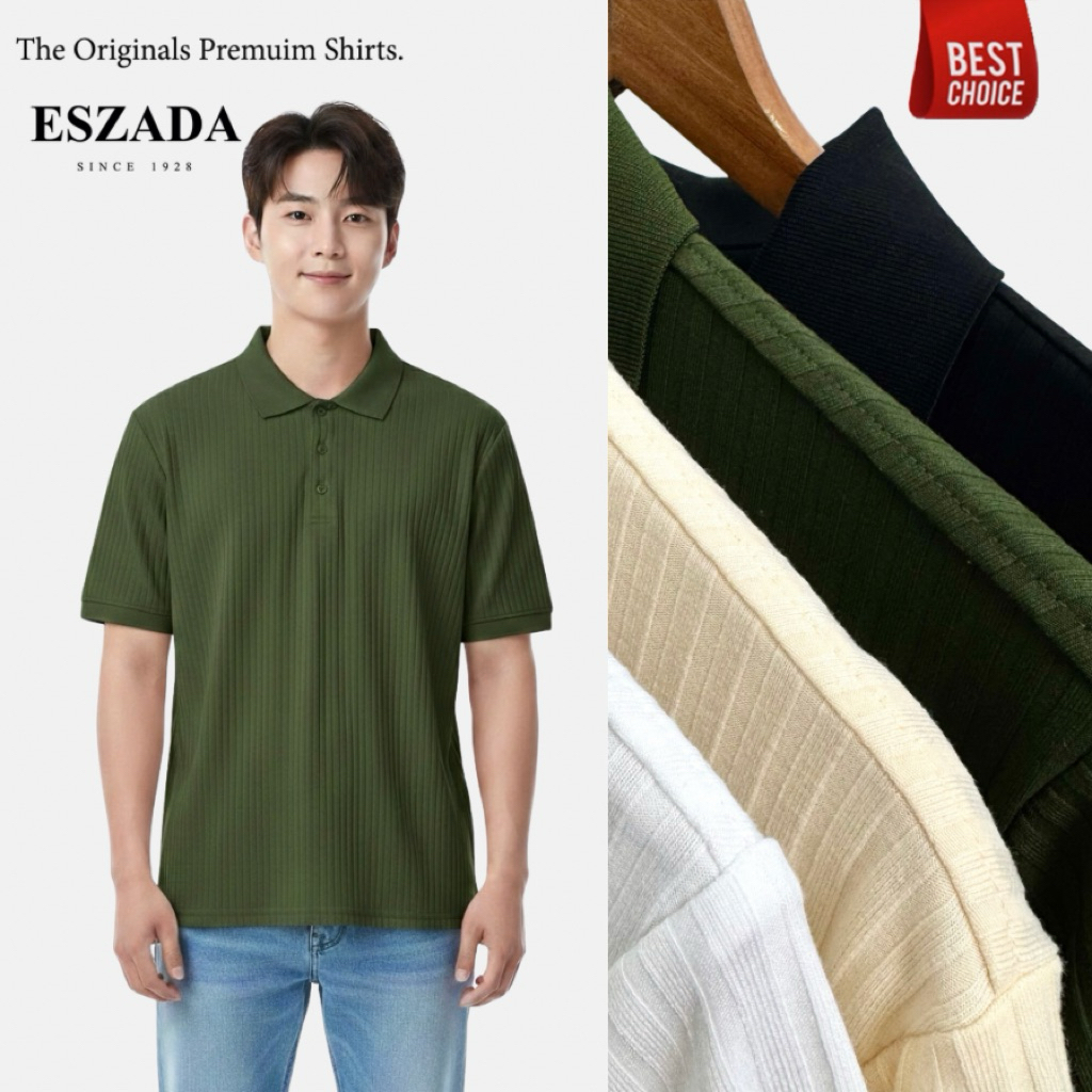 เสื้อโปโลเกาหลีผ้า RIB SOFT (P2)  Korean Polo Design Premium Quality Super Soft A+