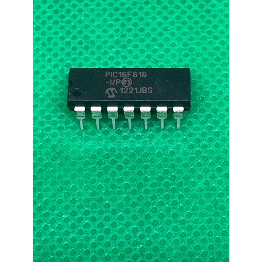 PIC16F616-I/P Microchip DIP-14 ไมโครคอนโทรลเลอร์