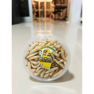 หนอนแว๊กซ์ฟรีซดราย 40กรัม สำหรับชูการ์ เม่นแคระ ลิง กระรอก แฮมสเตอร์ บุชเบบี้