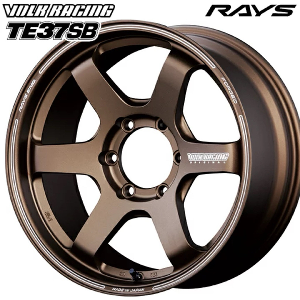 ล้อแท้ Rays TE37SB 18X8.56รู139สเปคเทพไม่ล้นไม่เลื้อย