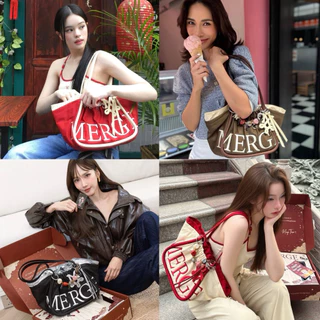 ส่งด่วน แมส📍Merge A Day Bag Nylon แถมชาร์มพวงกุญแจ ใหม่มือ1 ของแท้100%