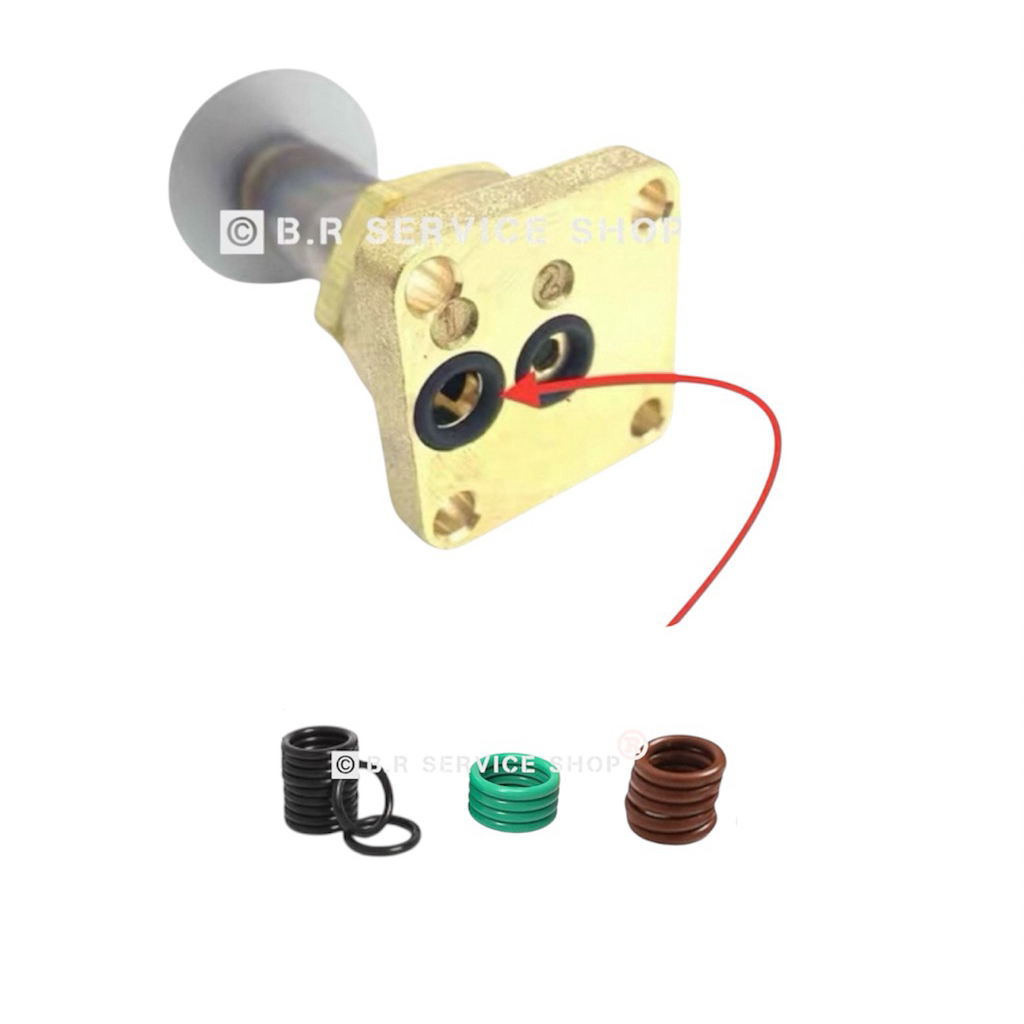 โอริง Viton (FKM)(EPDM) ทนความร้อนสูง 250°C สำหรับเครื่องชงกาแฟ Solenoid valve Paker/ODE 2 ชิ้น