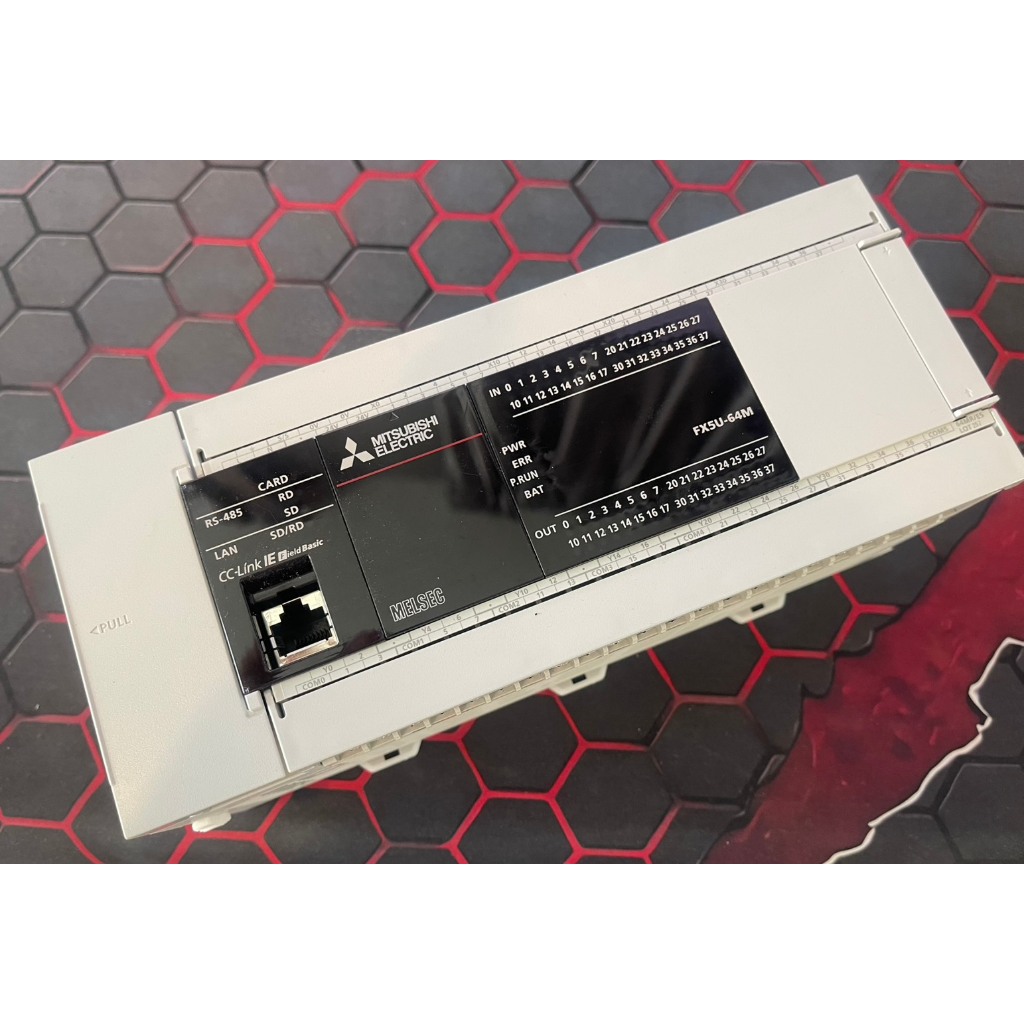 PLC MITSUBISHI FX5U-64MR/ES/AC/DC/RELAY**มือ2พร้อมส่ง