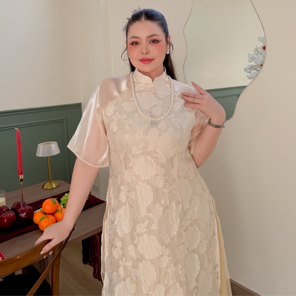 Lady M | Fu Grace set มีให้เลือก M-3XL เอาใจสาวๆ ต้อนรับเทศกาลตรุษจีน สวย เรียบหรู สุภาพ ใส่ออกงาน ทำงาน รับอั่งเปา ราคา ถูกที่สุด ดีลบีเคเค แกลเลอรีภาพที่ 2