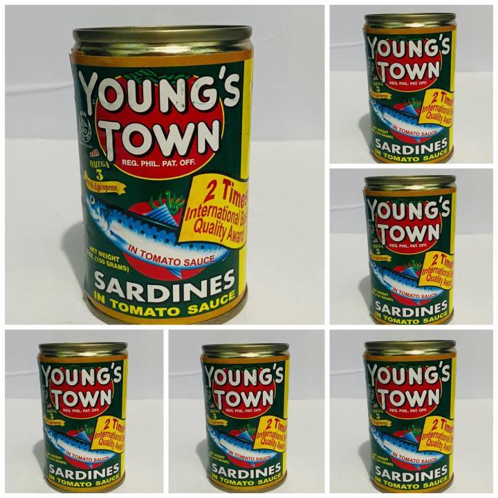 Young's Town Sardines in Tomato Sauce 155g