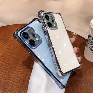 เคส สำหรับ OPPO Reno 15 Pro Max 5G Reno15 Reno15F Reno15Pro Reno15Promax A6X A6 4G A6Pro A5X ขอบ สีเงา กันกระแทก 021