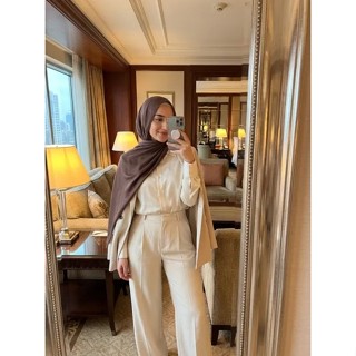 Tudung ผ้าปิดหัวฮิจับผ้าฝ้ายและฝักบัวธรรมชาติ ขนาดใหญ่ยาว 18…