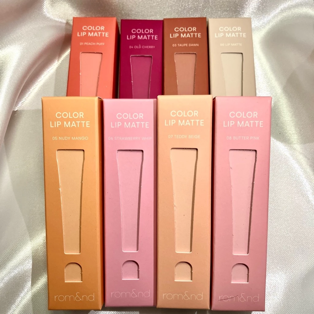 พร้อมส่ง ROM&ND COLOR LIP MATTE ลิปแมทท์เนื้อนุ่ม แท้จากเกาหลี