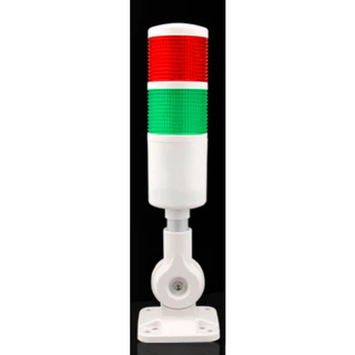 ไฟทาวเวอร์ไลท์ Tower Light XH50 3สี แดง เหลือง เขียว พร้อมเสียง ปรับไฟติดค้างและปรับไฟพริบได้ 12-24V