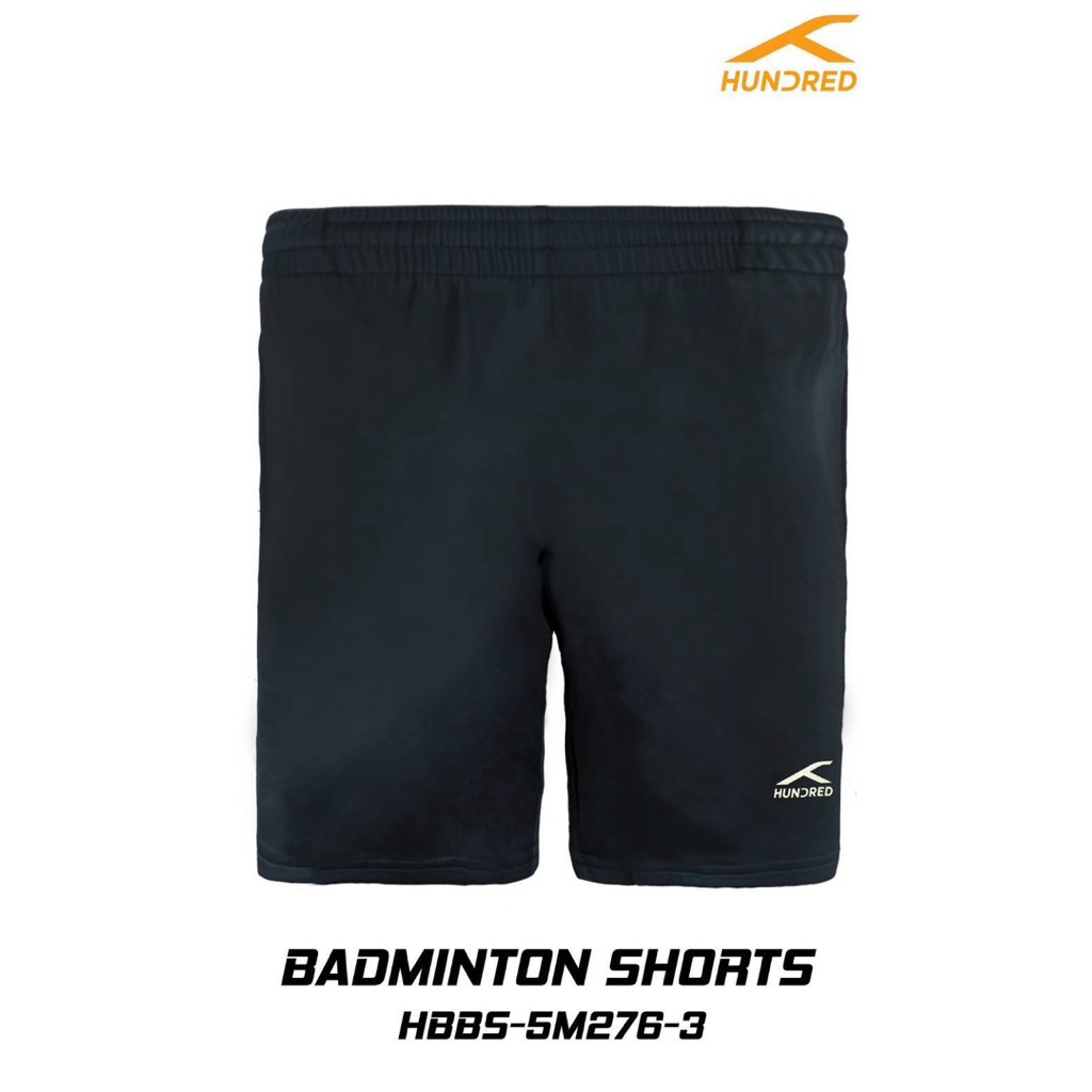 กางเกง Badminton Short สีเทา ยี่ห้อ Hundred สินค้าลิขสิทธิ์แท้ จาก Hundred Thailand