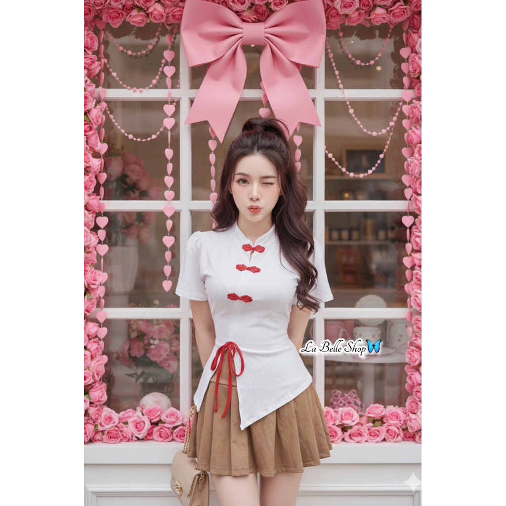 เสื้อตรุษจีนแต่งแบบ คุณภาพดี เนื้อผ้าพรีเมี่ยมยืดหยุ่นได้ C3 - รูปที่ 4