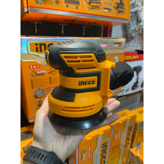INGCO เครื่องขัดกระดาษทรายกลมไร้สาย 20V CROSLI2002 (เครื่องเ…