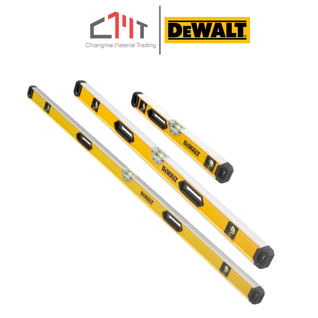 DEWALT ระดับน้ำ Box Beam Level ขนาด 60 - 180 cm. No.DWHT0-43224/ No.DWHT0-43248/ No.DWHT0-43172