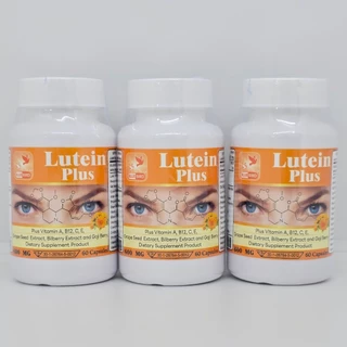 ลูทีน พลัส Lutein Plus ขนาด 600 มิลลิกรัม 60 แคปซูล