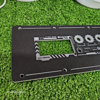 แผ่นเพลท ZK AS-21/ZK AS-21P HT21 3g ST21 เช็คแบตดิจิตอล สีดำด้าน ช่อง25cm x 5.5cm(ตามรูปหน้าปก คือรุ่น ZK-AS21นะคะ)