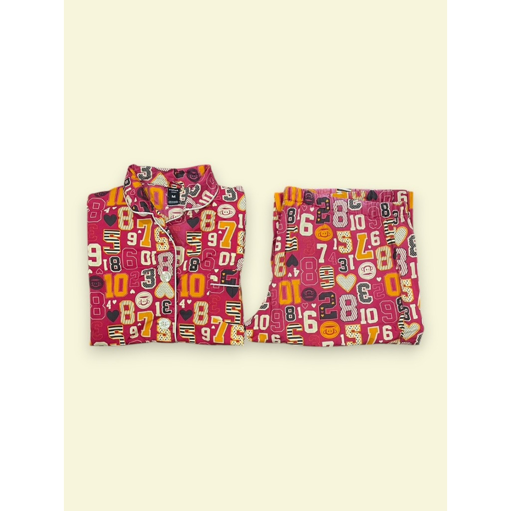 ชุดนอนมือสอง VINTAGE 2012 PAUL FRANK WOMEN PAJAMAS SET Size M มือ2