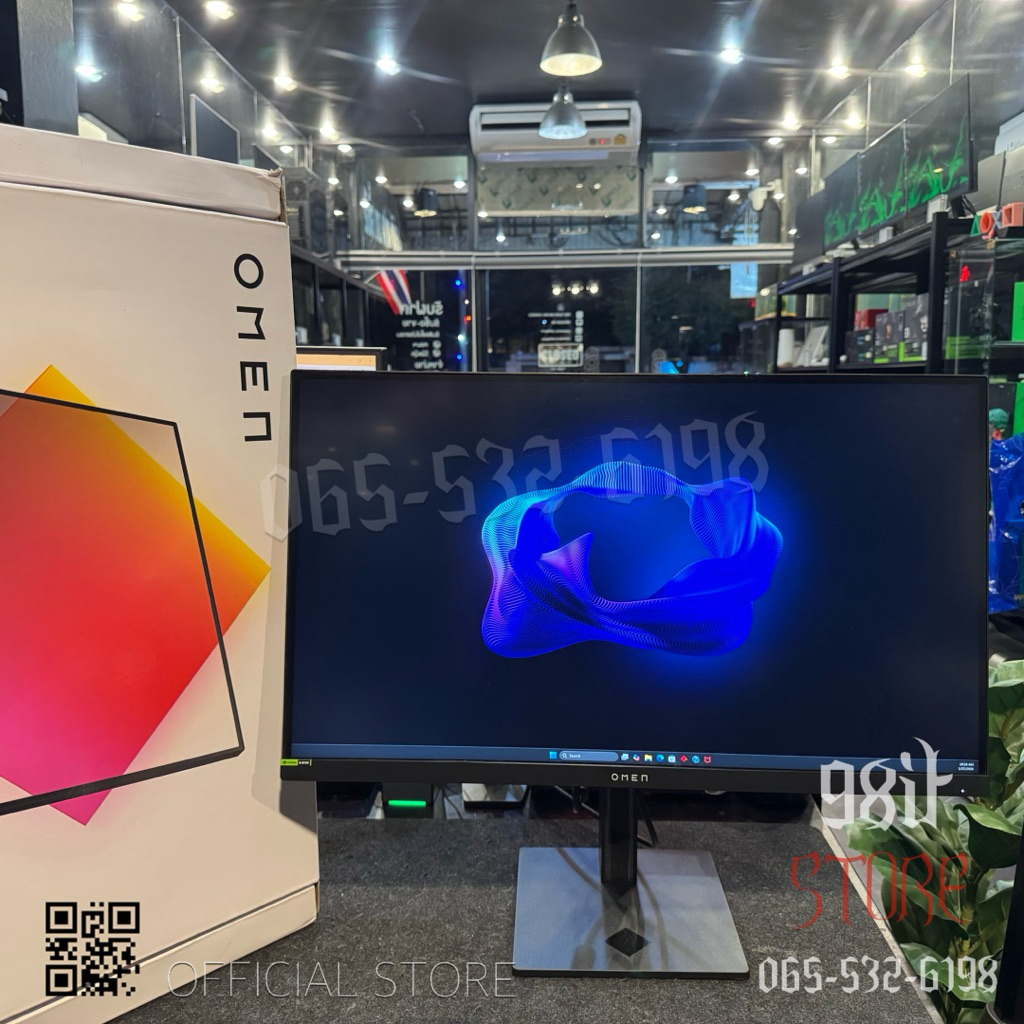 🖥️ Monitor (จอมอนิเตอร์) HP Omen 27QS - 27 Inch IPS 2K 240Hz AMD Freesync Premium Nvidia G-Sync Comp