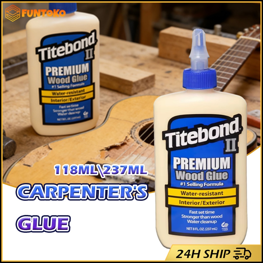 สินค้ามีคุณภาพ กาวติดไม้ Titebond 4oz/8oz แห้งเร็ว ใช้ในไม้ สำหรับอุปกรณ์เสริม กาวติดแน่น ใช้งานสะดวก made in USA