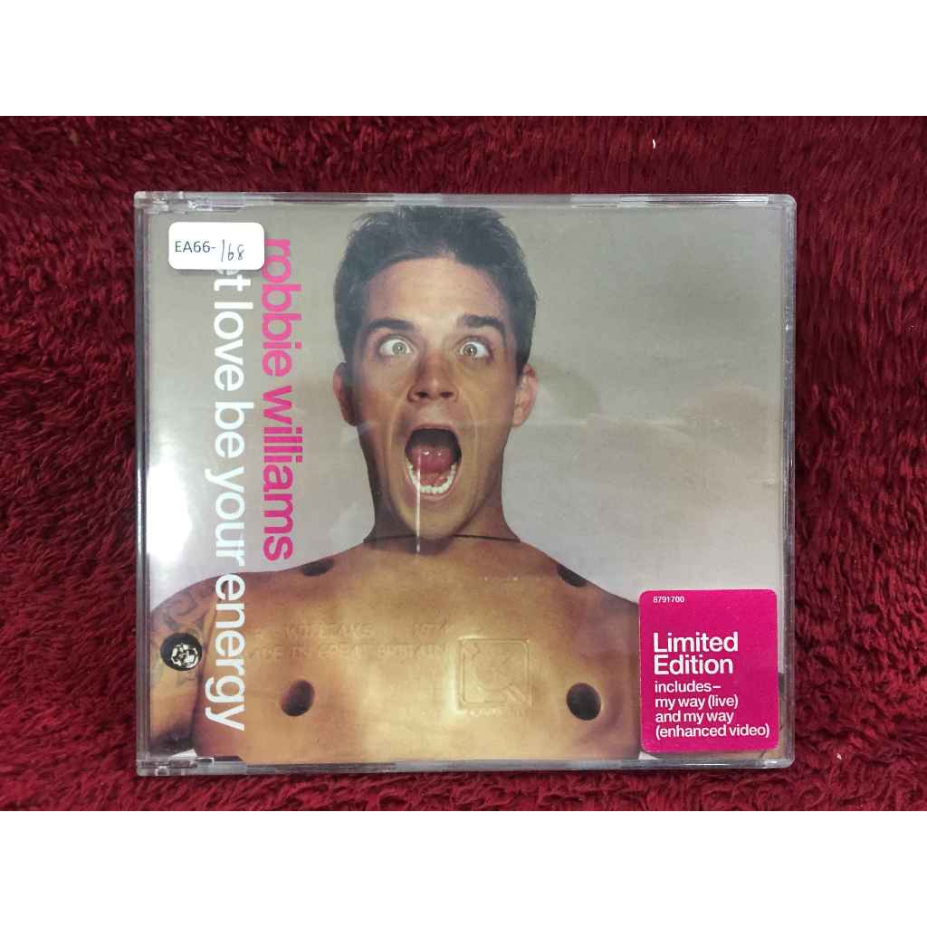 CD Robbie Williams – Let Love Be Your Energy สภาพตามรูปปก EA66-168