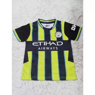 เสื้อฟุตบอลเด็กเเมนเชสเตอร์ซิตี้เบอร์9ชื่อฮาแลนด์ ใหม่ล่าสุด เสื้อ+กางเกง