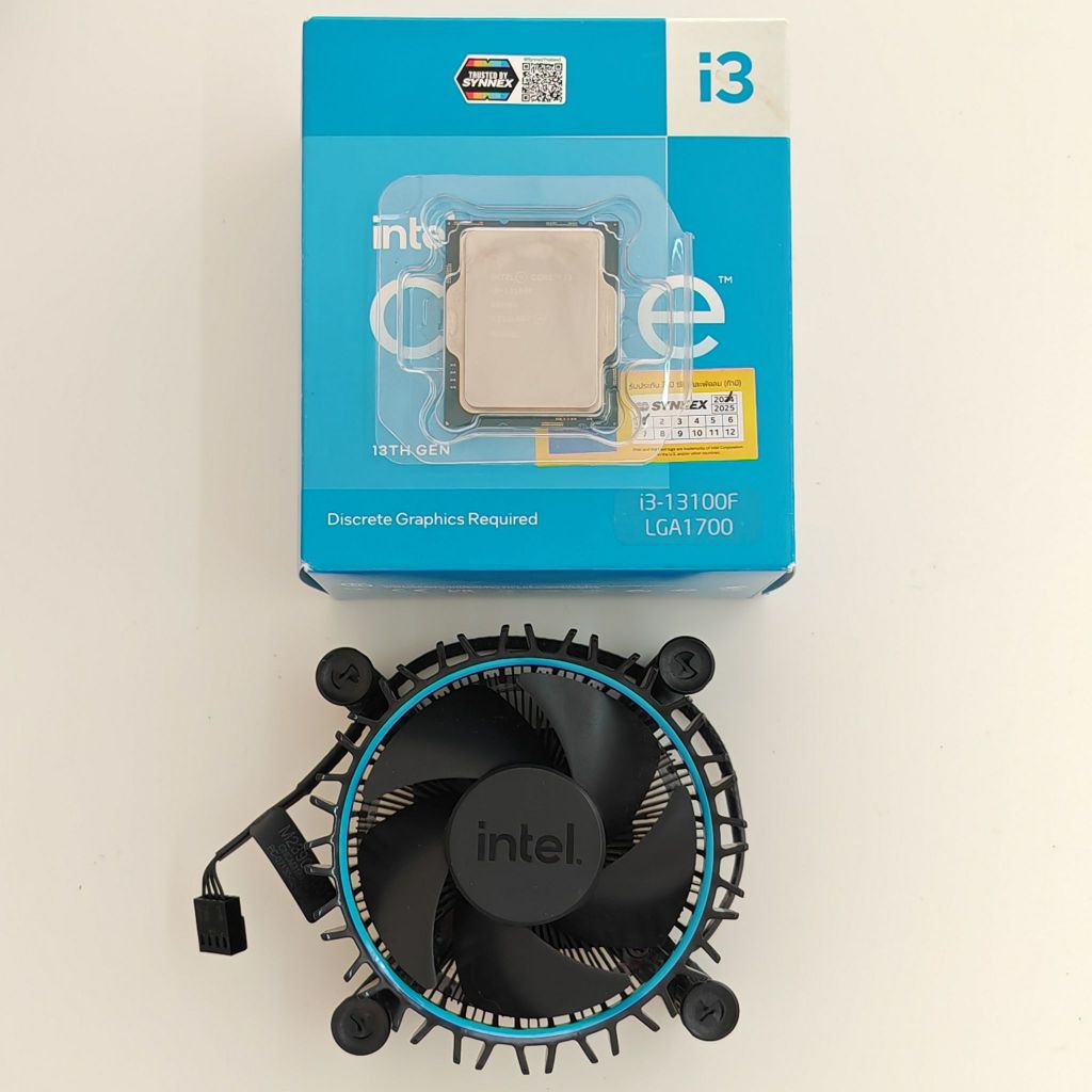 CPU INTEL CORE I3-13100F 3.4GHz มืองสอง ประกันศูนย์ (07/04/2570)