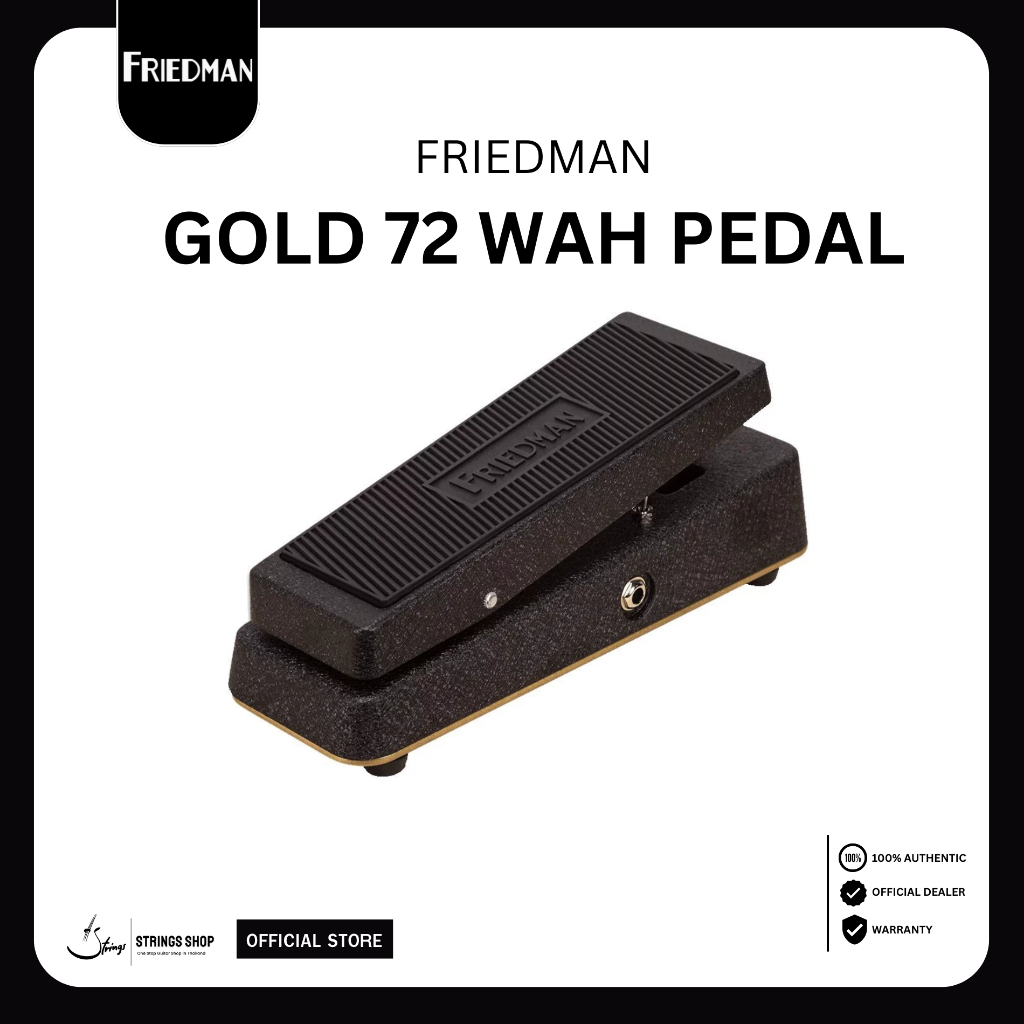 เอฟเฟคกีตาร์ Friedman Gold 72 Wah Pedal