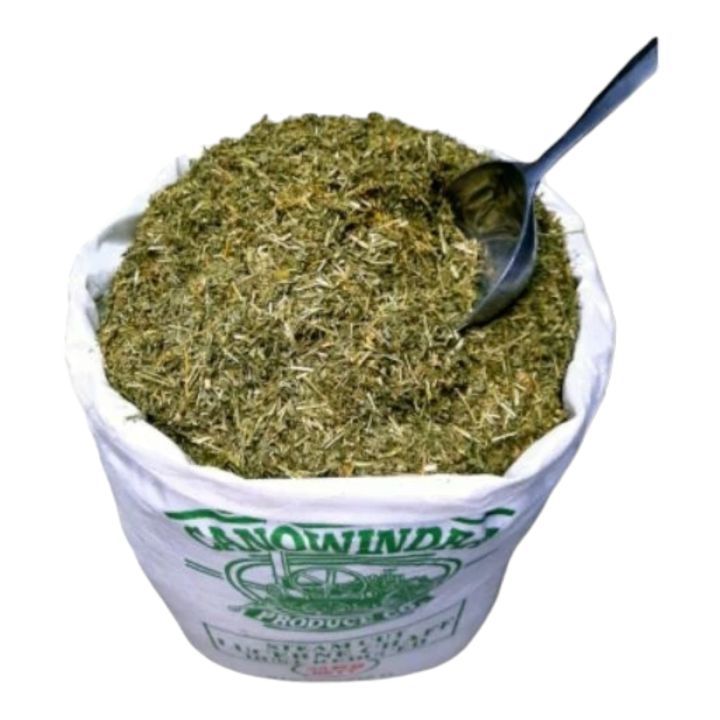หญ้าอัลฟาฟ่าสับ สำหรับ กระต่าย แกสบี้ หนูขวัญ หนูตะเภา สัตว์กินพืช ขนาด 100g.