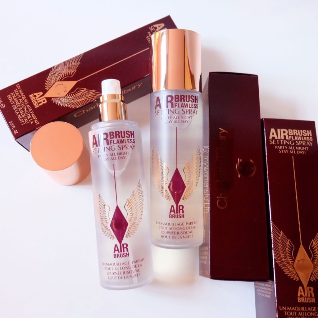 [ลด100.-เก็บโค้ดในไลฟ์]แบ่งขายสเปรย์เซ็ตผิวChar.lotte Tilbury Airbrush Flawless Setting Spray