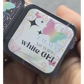 พร้อมส่ง‼️🇹🇭🌟ขนาด 5 กรัม🌟 ไซส์ทดลอง ดำ-ขาว Black&whitGel ขัดผง ออมเบร ปั้มลาย เพ้นท์เส้นนูน **อบแล้วแห้งเลยไม่เหนียว**