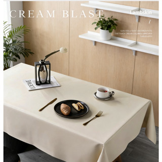 💦【กันน้ำ 100%】ผ้าปูโต๊ะ PVC กันน้ำมัน ทนทาน ทำความสะอาดง่าย …