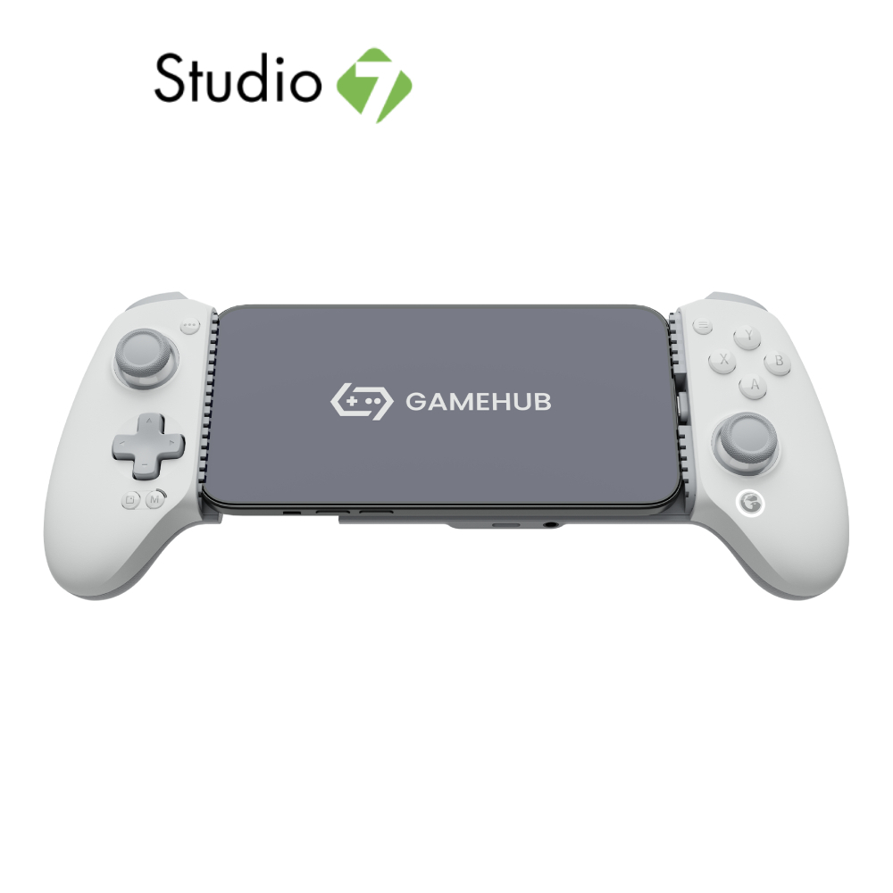 จอยคอนโทรลเลอร์ GameSir G8+ MFI Mobile Gamepad White by Studio7
