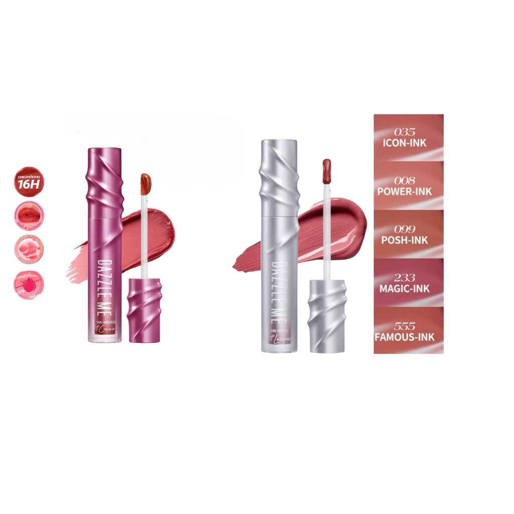 DAZZLE ME อิ้ง-มูส ลิป / อิ้ง-ไวนิล ลิป แล็กเกอร์ ขนาด 2.5 กรัม