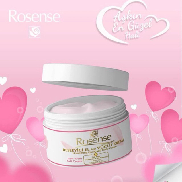 ครีมบำรุงผิว Rosenseส่วนผสมน้ำมันกุหลาบ 250ml จากตุรกี สูตร เอ็กซ์ตร้าและสูตรธรรมดา