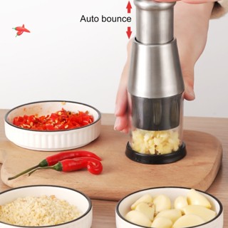 มีดบดกระเทียม สแตนเลส 304 อเนกประสงค์ บด กด ตัด หมุนได้ เครื…