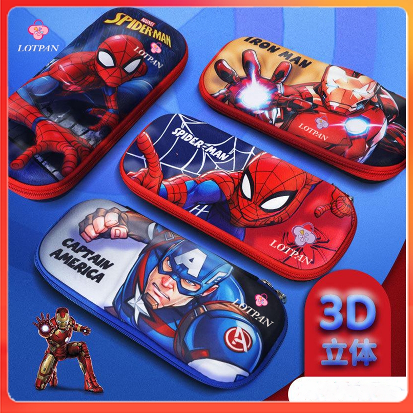 LOTPAN 3D กล่องเครื่องเขียน กระเป๋าดินสอ กล่องดินสอ ลายการ์ตูน ความจุขนาดใหญ่