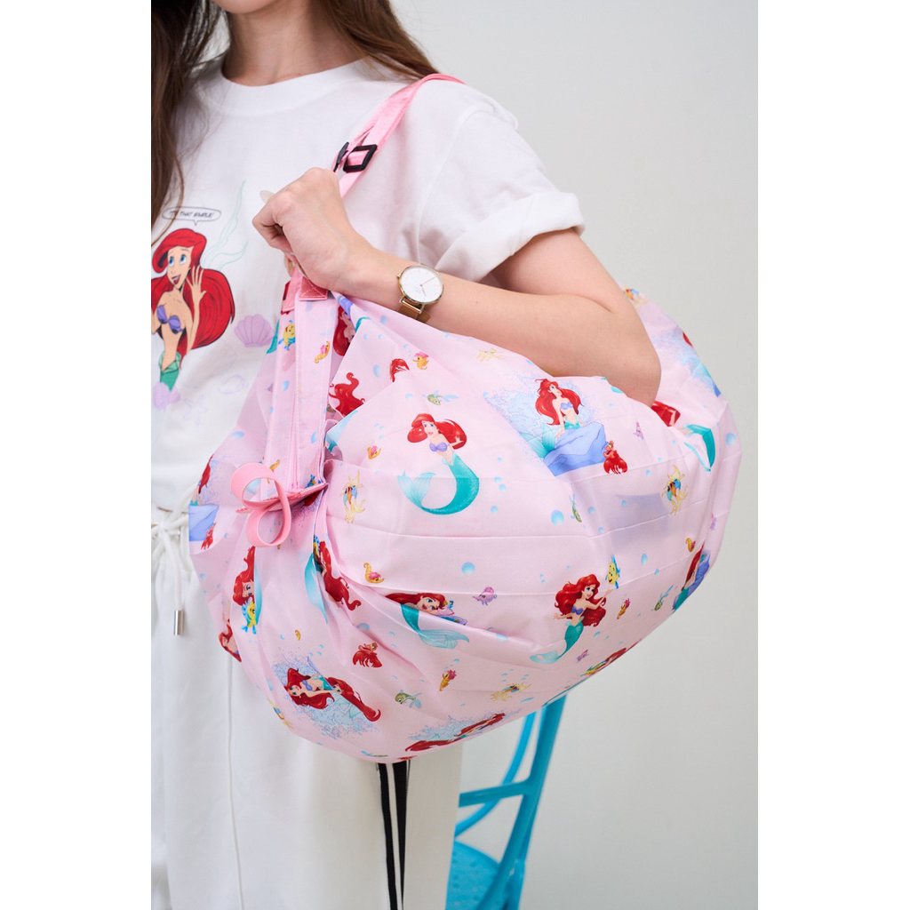 Little Pinkish Ariel Balloon Pleated Bag