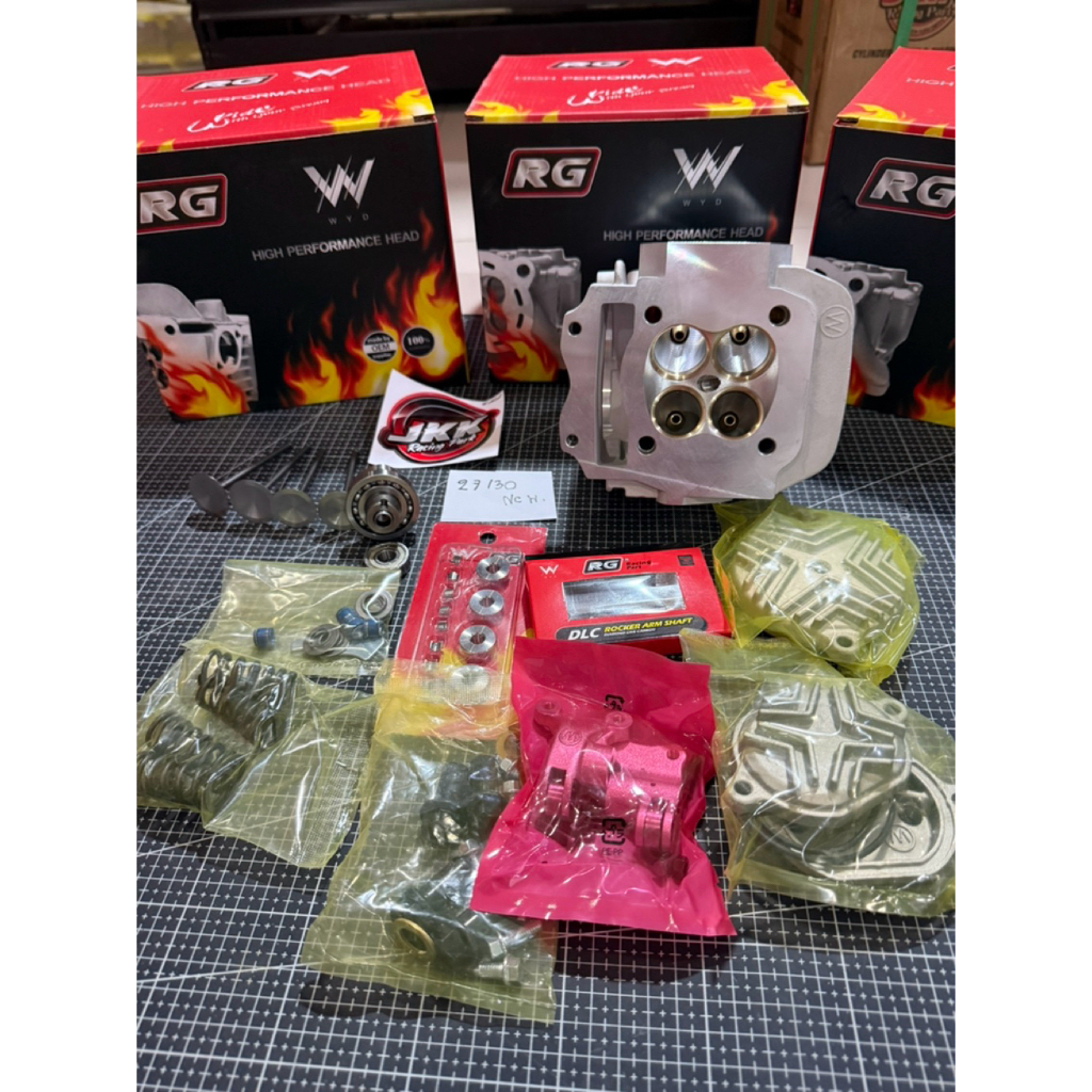 ฝา4วาวRG w125 s/r/iบังลม/ปลาวาฬ msx สุดหลักงานRG วาว30-27 ลูก76-78 งานตัวใหม่ล่าสุดNew .. อุปกรณ์ครบ