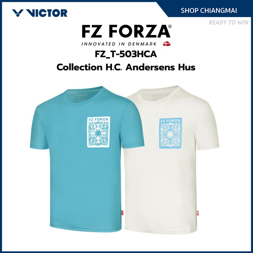 (พร้อมส่ง) FZ FORZA เสื้อกีฬาแบดมินตัน รุ่น FZ_T-501HCA Collection H.C. Andersens Hus